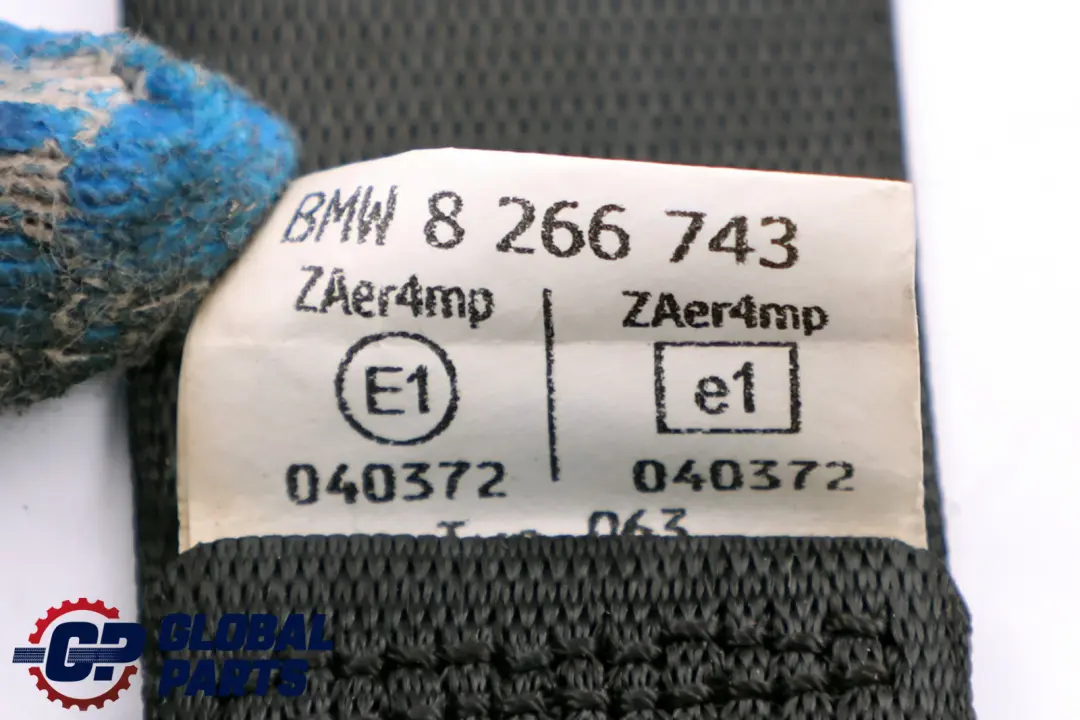 BMW E65 Limitador fuerza cinturón del. izq. negro 8266743 - SKU 7210857 - Número de pieza 7210857