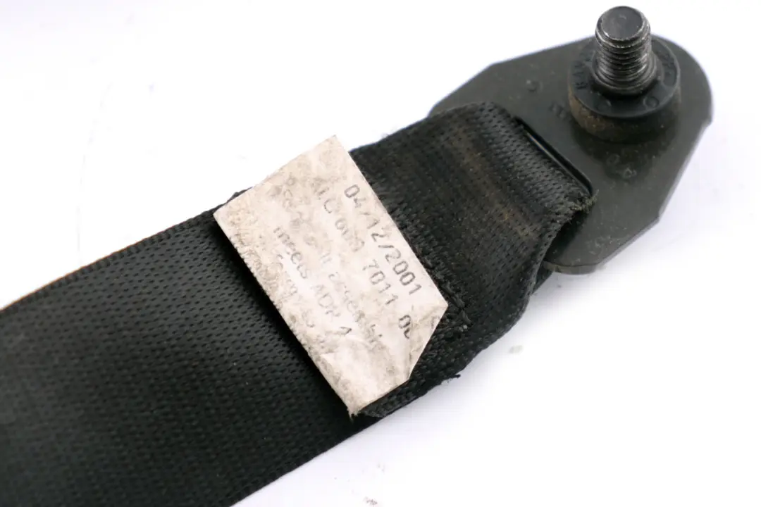 BMW E65 E66 E67 Front Right O/S Upper Seatbelt With Force Limiter Black - SKU 7210858 - Part number 7210858