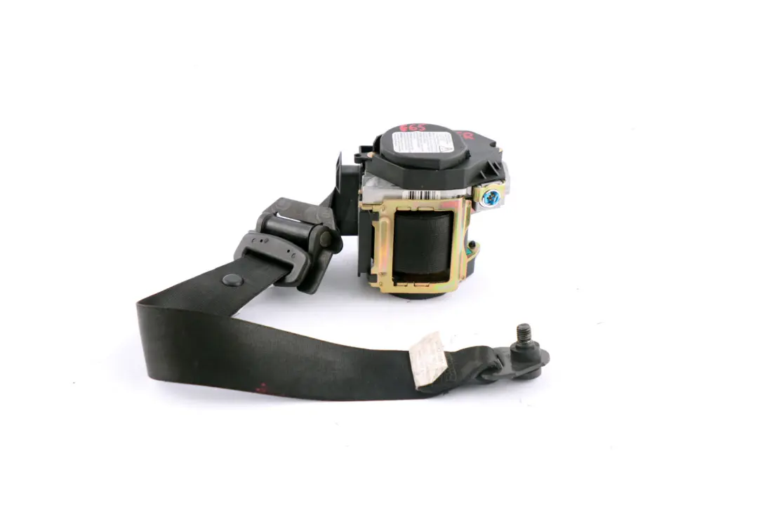 Front Right O/S Upper Seatbelt With Force Limiter Black to BMW E65 E66 E67 with Part number 7210858 BMW E65 E66 E67 Front Right O/S Upper Seatbelt With Force Limiter Black - SKU 7210858 - Part number 7210858