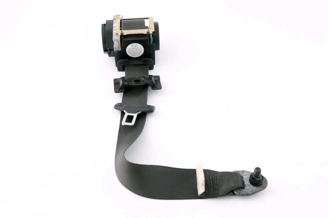 BMW E65 E66 E67 Front Upper Belt With Force Limiter Right O/S Grey - SKU 7210860 - Part number 72117210860