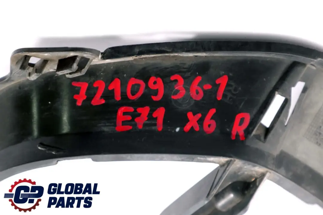BMW X6 er E71 Abdeckung Blende Gitter Stossstange Vorne Rechts - SKU 7210936-1 - Teilenummer 7210936