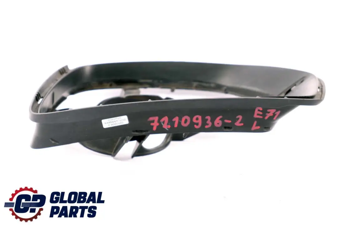 Abdeckung Blende Gitter Stossstange Vorne Links für BMW X6 er E71 mit Teilenummer 7210936 BMW X6 er E71 Abdeckung Blende Gitter Stossstange Vorne Links - SKU 7210936-2 - Teilenummer 7210936