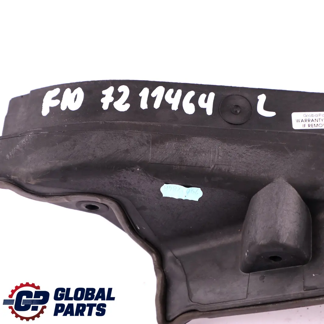 BMW F10 F11 F12 Motor Mamparo Cortafuegos Sección Superior Izquierda - SKU 7211464 - Número de pieza 7211464