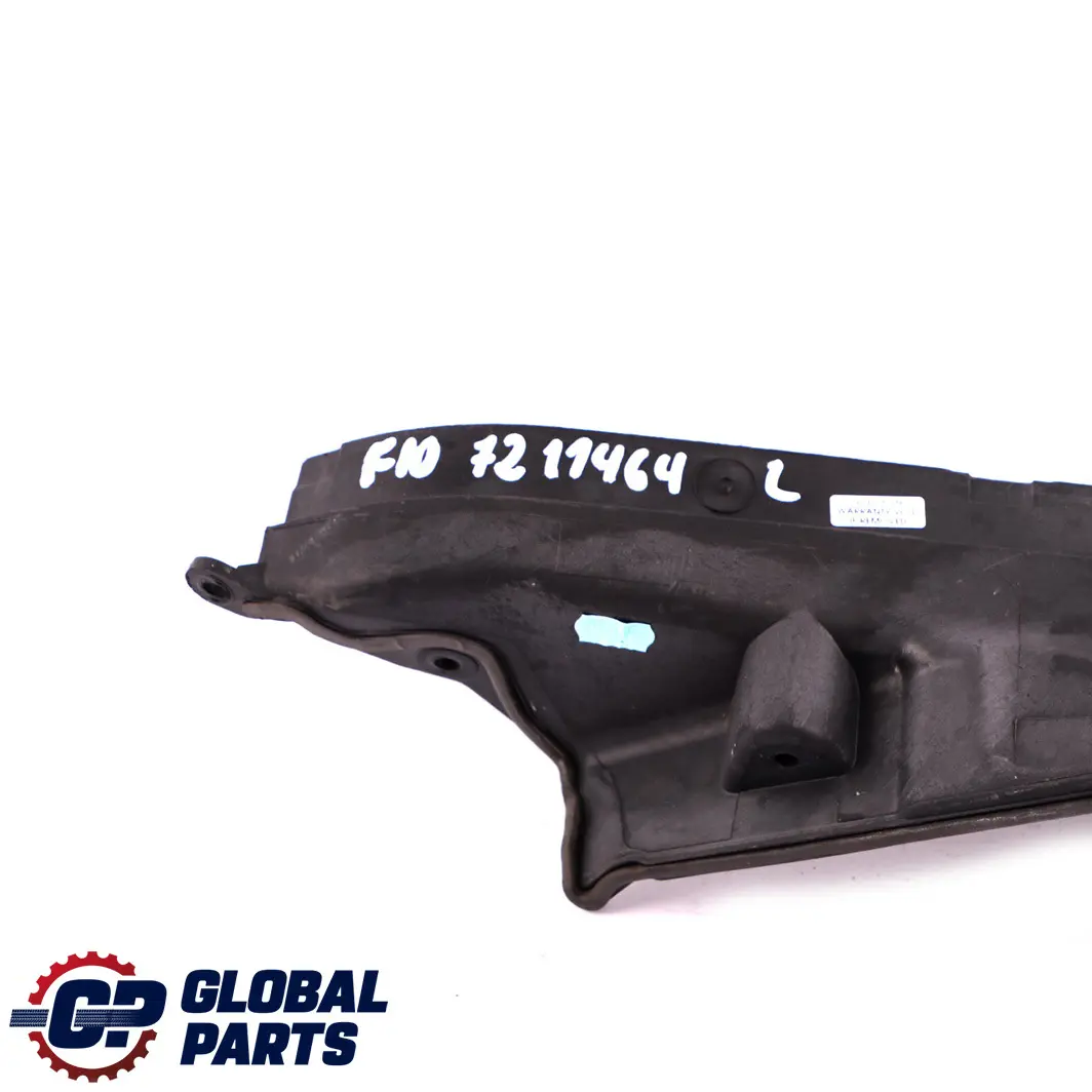 BMW F10 F11 F12 Motor Mamparo Cortafuegos Sección Superior Izquierda - SKU 7211464 - Número de pieza 7211464