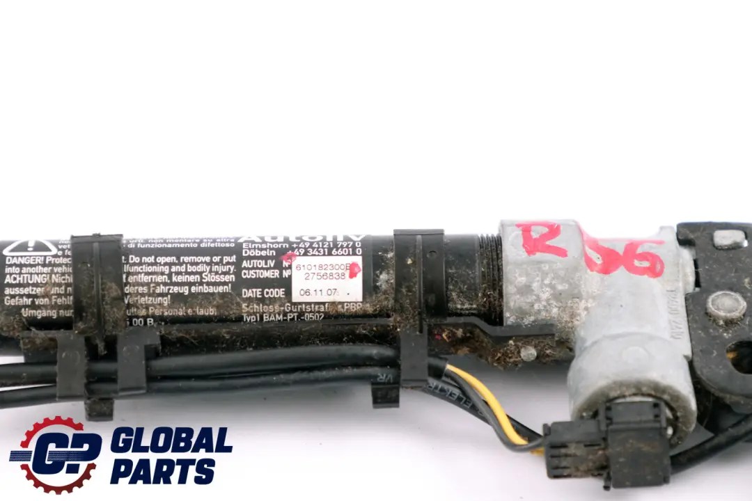 Gurt Straffer Mini R55 R56 R57 R59 Gurt Schloss Vorne Rechts für mit Teilenummer 7211592 Gurt Straffer Mini R55 R56 R57 R59 Gurt Schloss Vorne Rechts - SKU 7211592 - Teilenummer 7211592