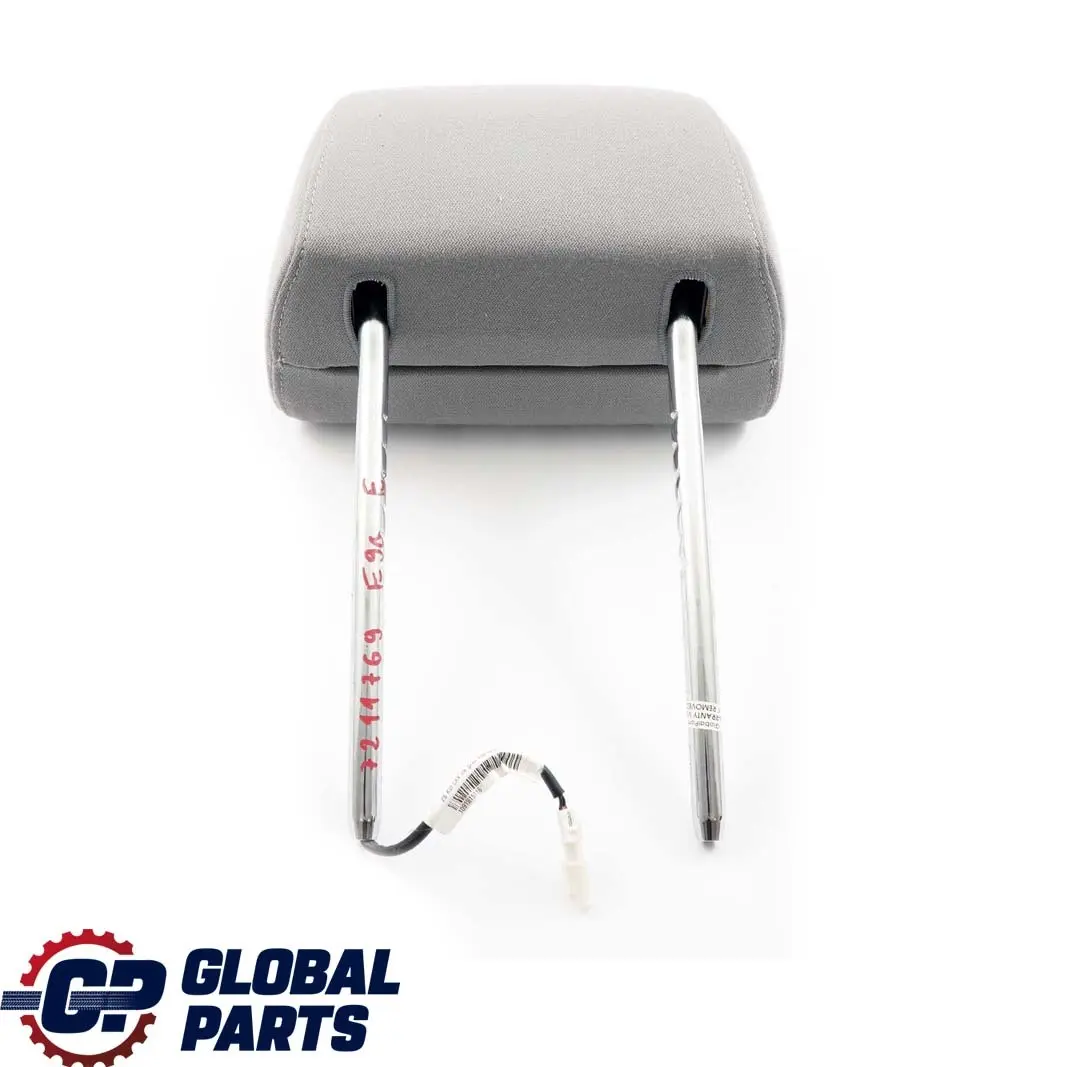 BMW 3 E90 E91 LCI Front Seat Left Right N/O/S Backrest Headrest Cloth Grey - SKU 7211769 - Part number 7211769