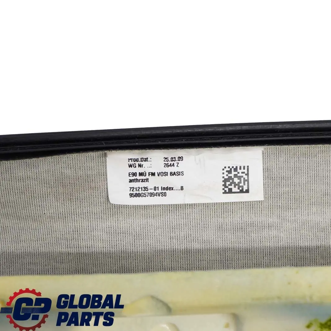 BMW 3 E90 E91 LCI Bezug Sitz Stoff Leder Impuls Vorne Sitz Links / Rechts - SKU 7212135 - Teilenummer 7212135