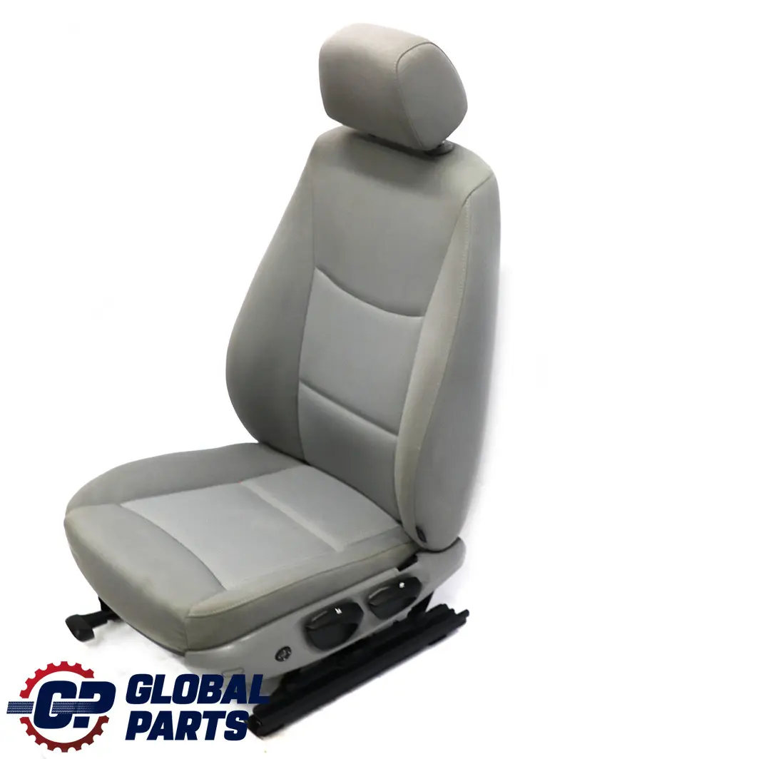 BMW E90 E91 LCI Cloth Fabric Vertex Interior Front Left N/S Seat Grey Lumbar - SKU 7212157-3 - Part number 7212157