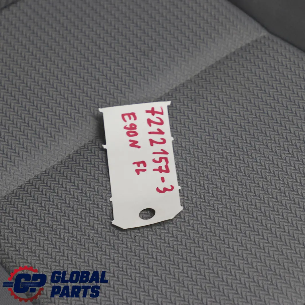 BMW E90 E91 LCI Cloth Fabric Vertex Interior Front Left N/S Seat Grey Lumbar - SKU 7212157-3 - Part number 7212157