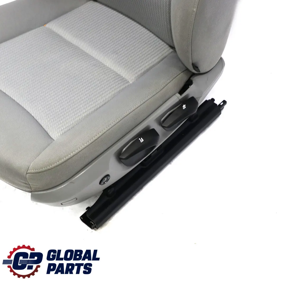 BMW E90 E91 LCI Cloth Fabric Vertex Interior Front Left N/S Seat Grey Lumbar - SKU 7212157-3 - Part number 7212157