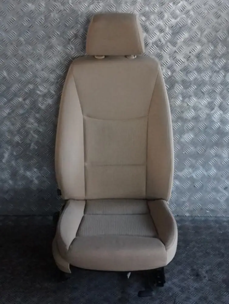 BMW 3 Series E90 E91 LCI Cloth Interior Front Right Seat O/S Beige Vertex
