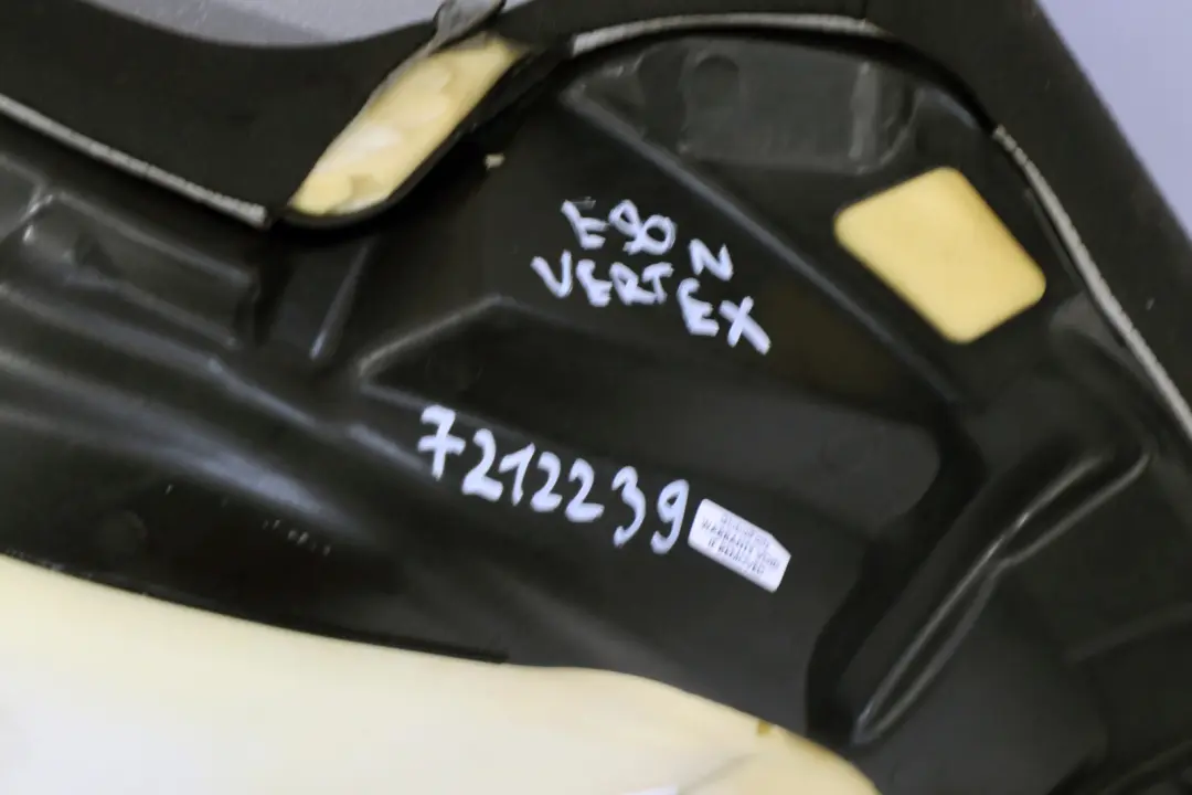 BMW E90 LCI Asiento trasero base banco tela Vertex Antracita - SKU 7212239-1 - Número de pieza 7212239