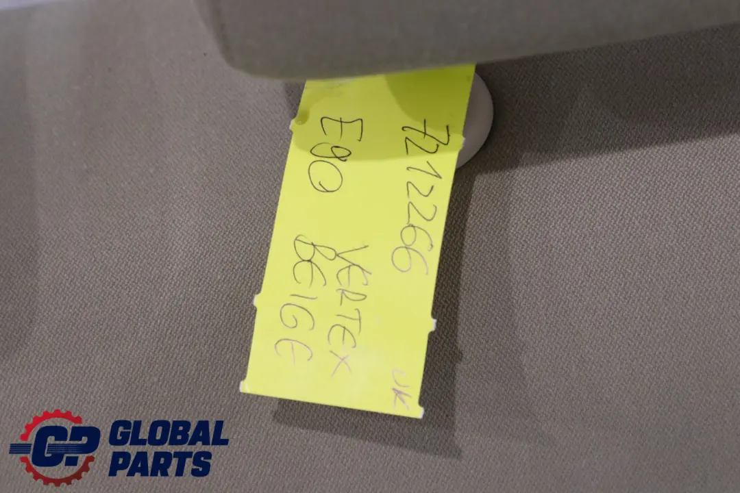 Backrest Back Cover Cloth Fabric Beige Vertex to BMW 3 Series E90 LCI Rear Seat with Part number 7212266 BMW 3 Series E90 LCI Rear Seat Backrest Back Cover Cloth Fabric Beige Vertex - SKU 7212266 - Part number 7212266