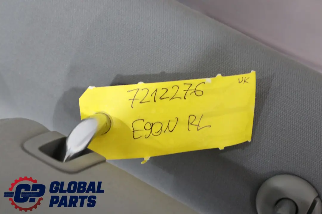 BMW 3 Series E90 LCI Rear Left N/S Seat Cover Backrest Cloth Vertex Grey - SKU 7212276 - Part number 7212276
