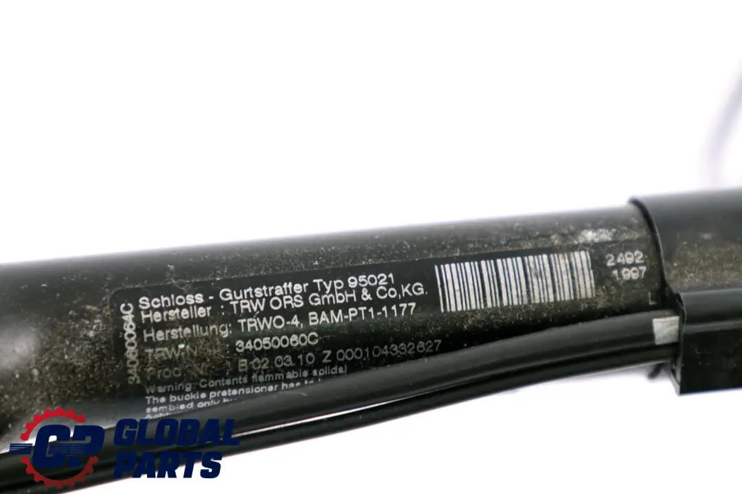 Hebilla Cinturón Seguridad Tensor Izquierdo para BMW E81 E87 E90 E91 E92 con número de pieza 7213563 BMW E81 E87 E90 E91 E92 Hebilla Cinturón Seguridad Tensor Izquierdo - SKU 7213563 - Número de pieza 7213563