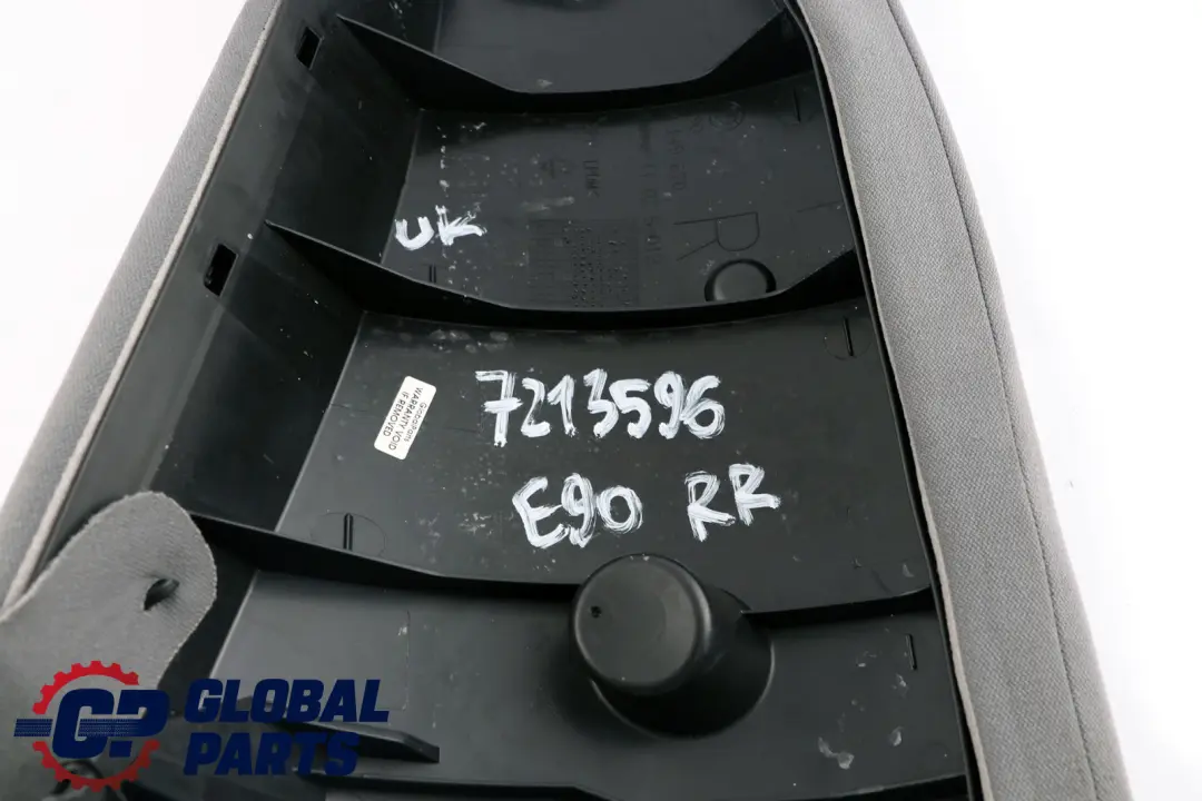 BMW 3 er E90 LCI : Sitz Hinten Rechts Seitenteil Bezug Grau - SKU 7213596 - Teilenummer 7213596