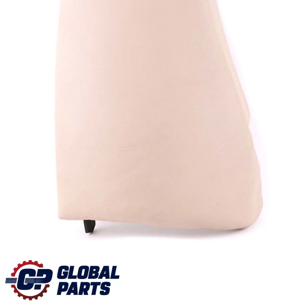 Lateral Recubrimiento Panel Trasero Derecho Asiento Cuero Oyster para BMW E90 LCI con número de pieza 7213610 BMW E90 LCI Lateral Recubrimiento Panel Trasero Derecho Asiento Cuero Oyster - SKU 7213610 - Número de pieza 7213610