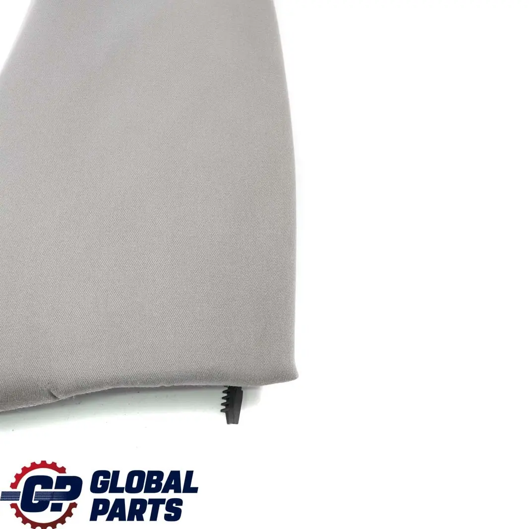 Left N/S Side Finisher Cloth Vertex Grey to BMW 3 E91 LCI Touring Rear Seat with Part number 7213617 BMW 3 E91 LCI Touring Rear Seat Left N/S Side Finisher Cloth Vertex Grey - SKU 7213617 - Part number 7213617