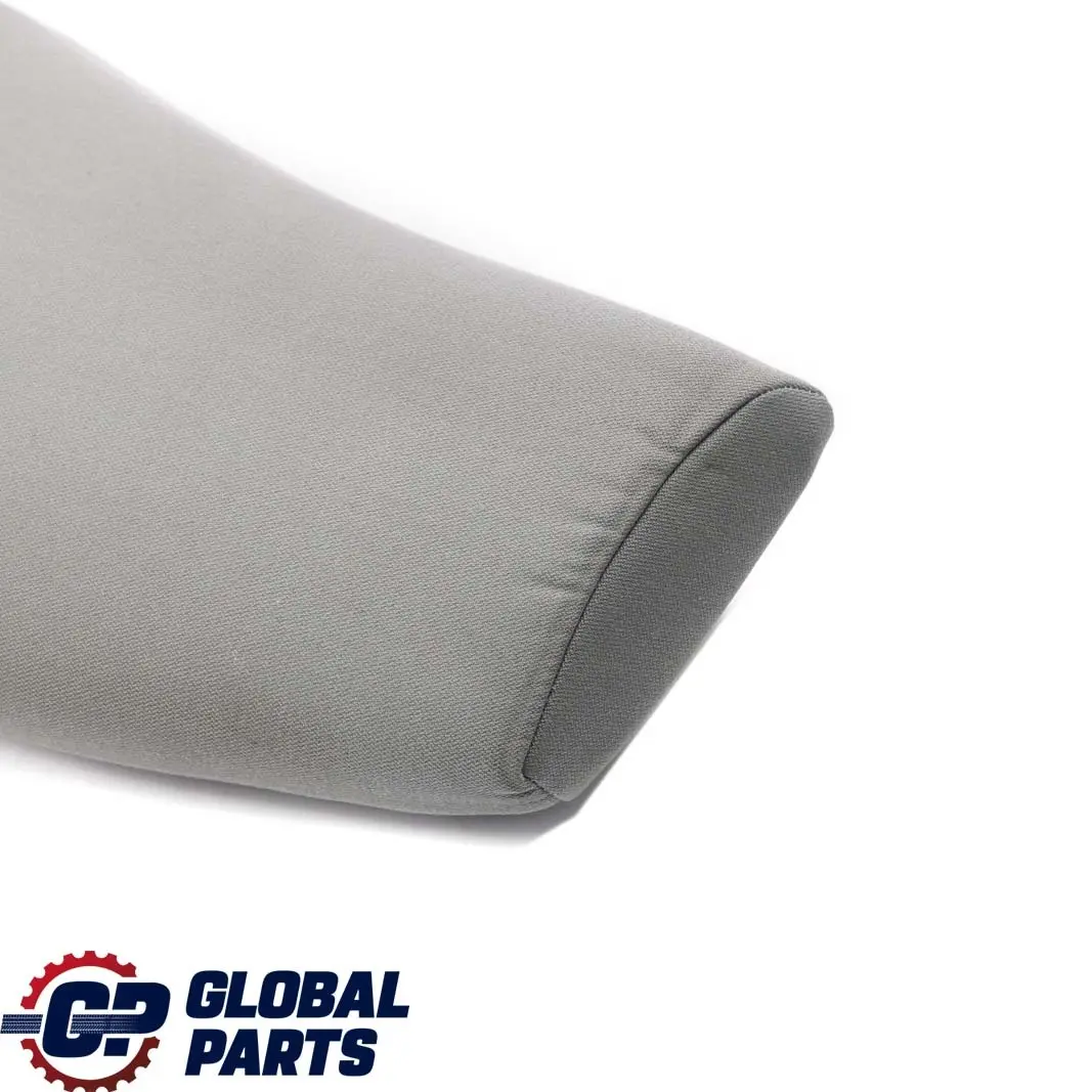 Asiento Trasero Izquierdo Side Finisher Cloth Vertex Grey para BMW E91 LCI Touring con número de pieza 7213617 BMW E91 LCI Touring Asiento Trasero Izquierdo Side Finisher Cloth Vertex Grey - SKU 7213617 - Número de pieza 7213617