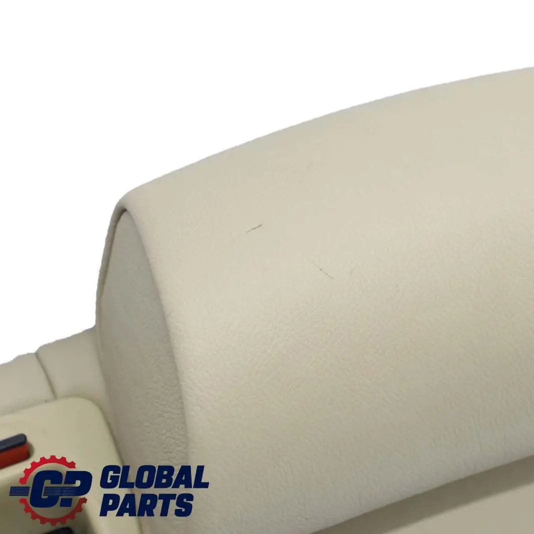 Asiento Trasero Derecho Respaldo Cuero Beige Nevada para BMW E70 1 con número de pieza 7213768 BMW E70 1 Asiento Trasero Derecho Respaldo Cuero Beige Nevada - SKU 7213768-1 - Número de pieza 7213768