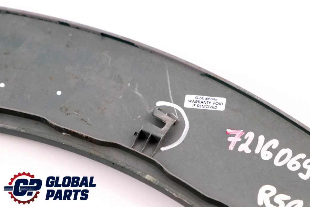 Arch Rear Left N/S British Racing Green to Mini Cooper R56 R57 LCI Cover Wheel with Part number 7216069 Mini Cooper R56 R57 LCI Cover Wheel Arch Rear Left N/S British Racing Green - SKU 7216069-BRG - Part number 7216069