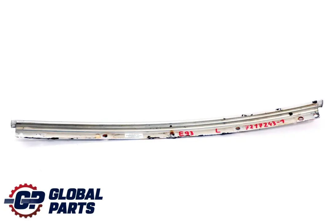 BMW 3 E93 Joint Dachschale Centre Hardtop Baguette a Gauche Alu Mat - SKU 7217243-1 - Numéro de pièce 7217243