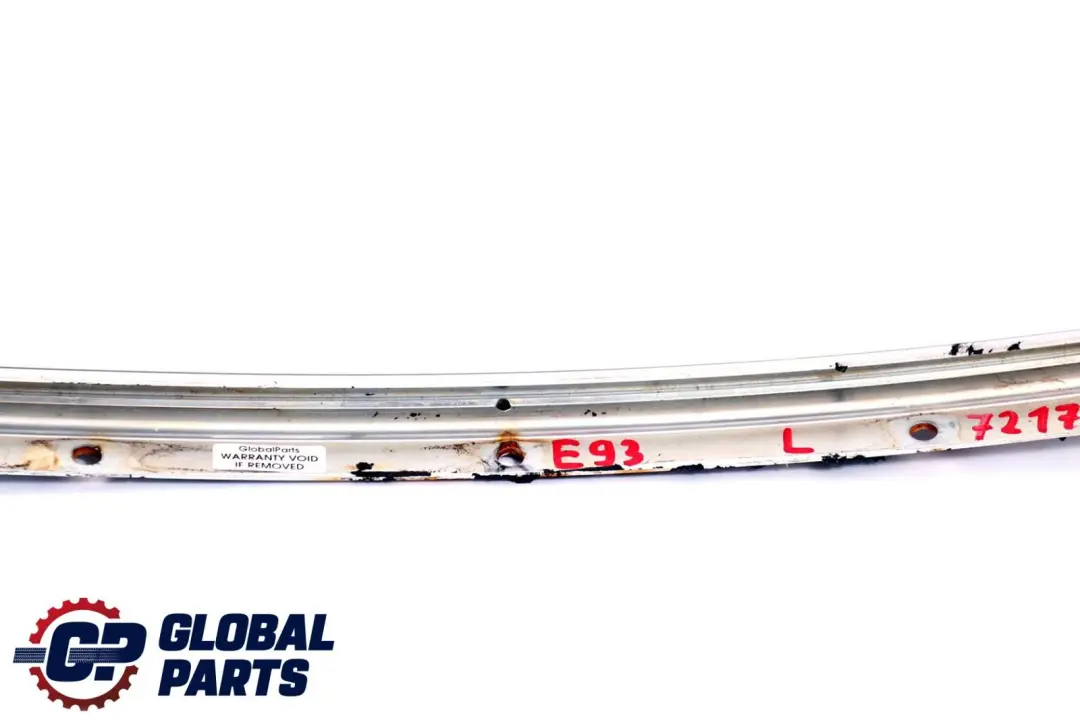 BMW E93 Guarnizione Tetto Guscio Medio Hardtop Striscia Sinistra Alu Opaco - SKU 7217243-1 - Numero di parte 7217243