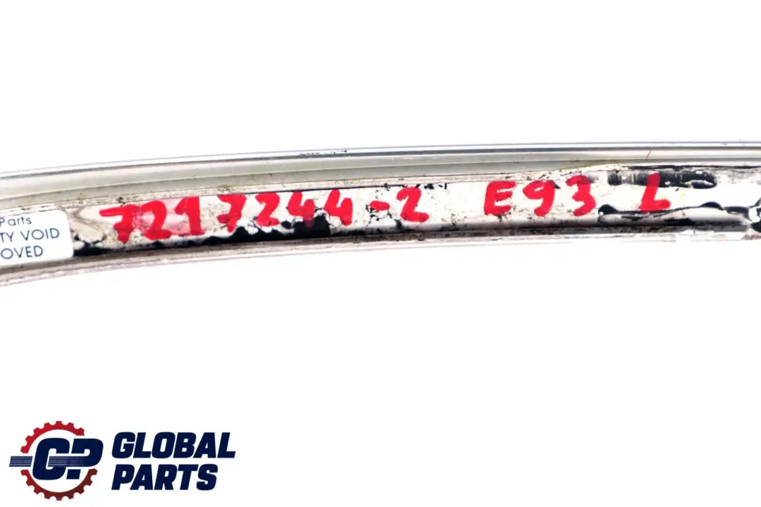 Joint Dachschale Arriere Hardtop Baguette a Gauche Alu Mat pour BMW 3 E93 à propos du numéro de pièce 7217244 BMW 3 E93 Joint Dachschale Arriere Hardtop Baguette a Gauche Alu Mat - SKU 7217244-2 - Numéro de pièce 7217244