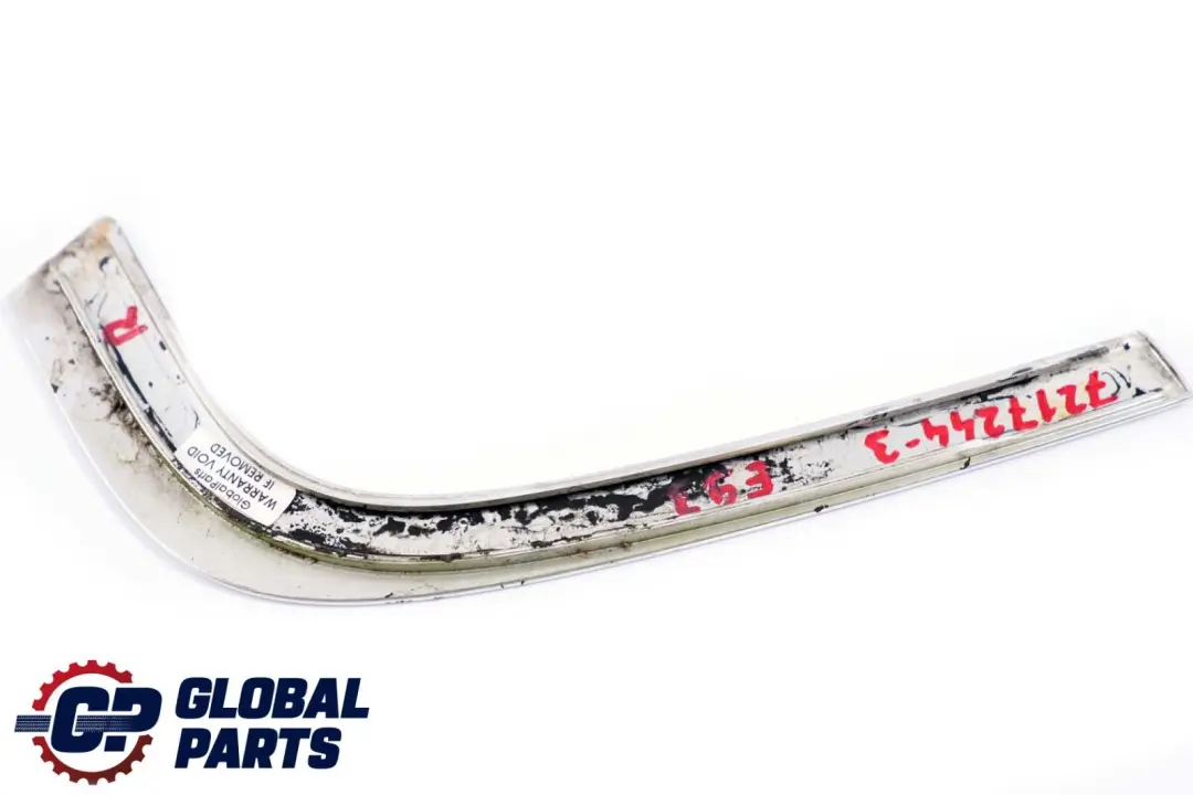 Sello Techo Shell Trasero Hardtop Tira Derecha Alu Mate para BMW E93 con número de pieza 7217244 BMW E93 Sello Techo Shell Trasero Hardtop Tira Derecha Alu Mate - SKU 7217244-3 - Número de pieza 7217244