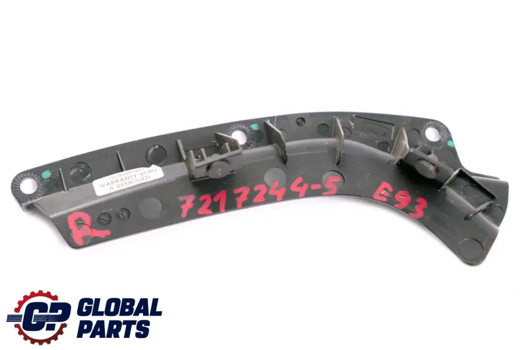 E93N LCI Abdeckhalterung Toit Arriere Hardtop Droite pour BMW 3 E93 à propos du numéro de pièce 7217244 BMW 3 E93 E93N LCI Abdeckhalterung Toit Arriere Hardtop Droite - SKU 7217244-5 - Numéro de pièce 7217244