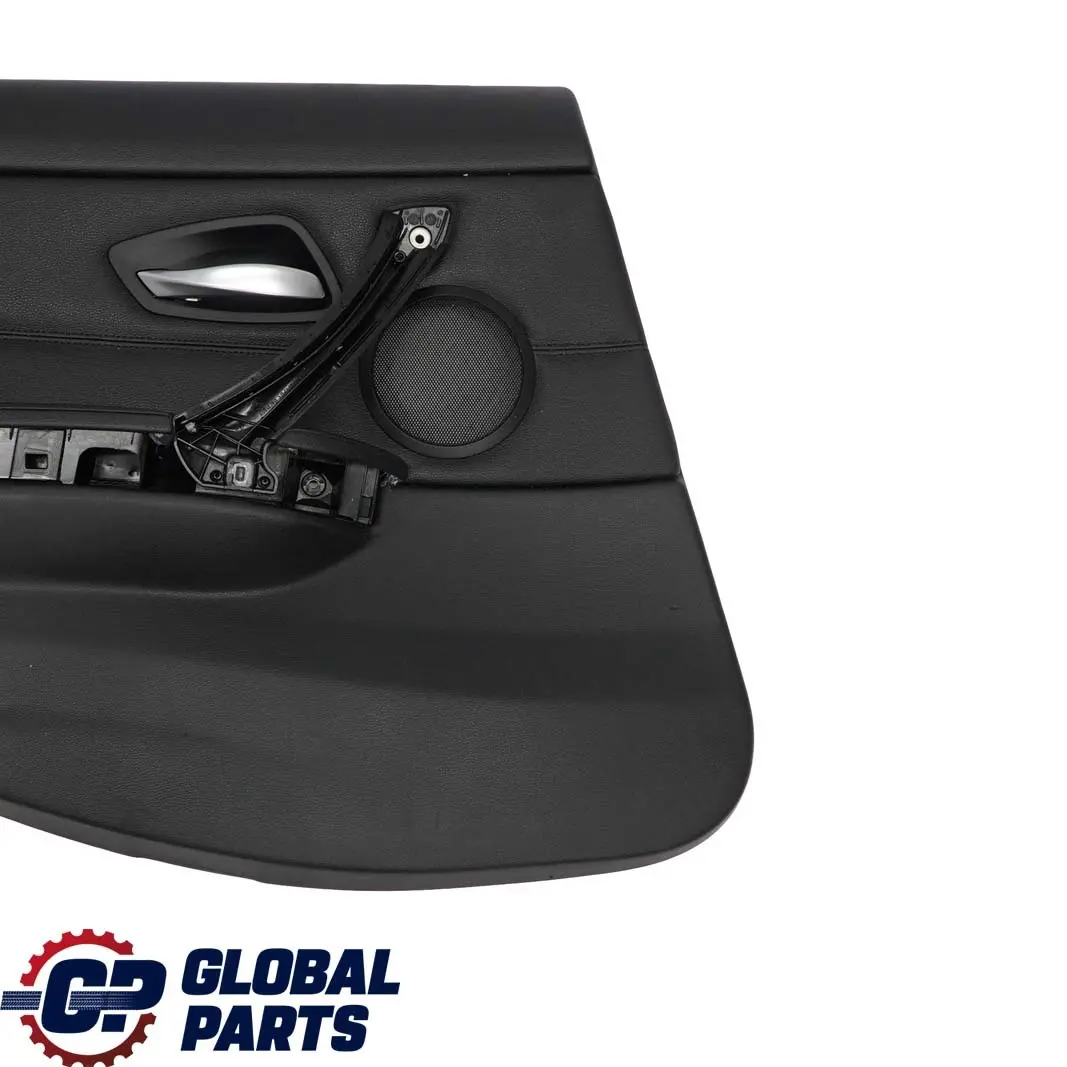Left N/S Door Card Leather Lining Trim Panel Black to BMW 3 Series E90 E91 Rear with Part number 7217611 BMW 3 Series E90 E91 Rear Left N/S Door Card Leather Lining Trim Panel Black - SKU 7217611 - Part number 7217611