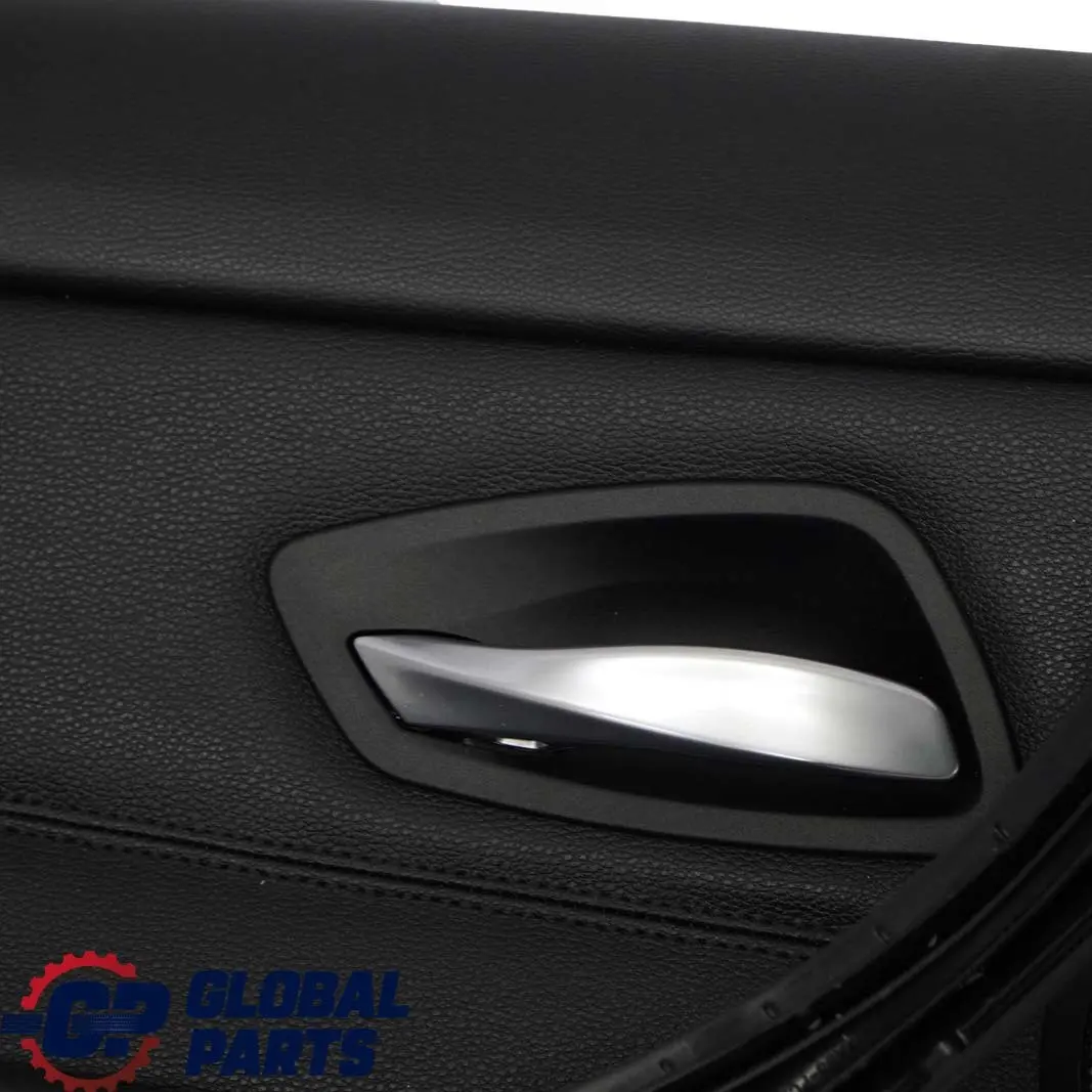 Left N/S Door Card Leather Lining Trim Panel Black to BMW 3 Series E90 E91 Rear with Part number 7217611 BMW 3 Series E90 E91 Rear Left N/S Door Card Leather Lining Trim Panel Black - SKU 7217611 - Part number 7217611