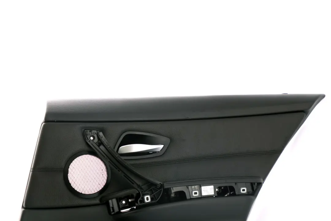 BMW E90 E91 Pannello Porta Posteriore Destra Pelle Nera - SKU 7217612 - Numero di parte 7217612