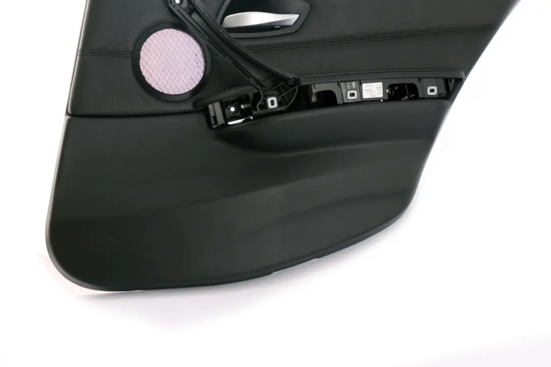 Trasera Derecha Tarjeta De La Puerta De cuero Forro Panel Trim Negro para BMW E90 E91 con número de pieza 7217612 BMW E90 E91 Trasera Derecha Tarjeta De La Puerta De cuero Forro Panel Trim Negro - SKU 7217612 - Número de pieza 7217612