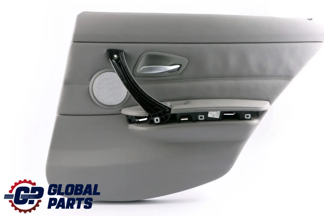 Right O/S Door Card Lining Panel Grey Leather to BMW 3 Series E90 E91 Rear with Part number 7217614 BMW 3 Series E90 E91 Rear Right O/S Door Card Lining Panel Grey Leather - SKU 7217614-1 - Part number 7217614