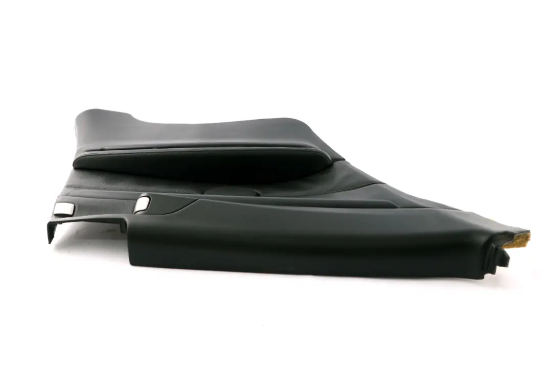 BMW 3 Series E92 1 Rear Left N/S Lateral Trim Panel Lining Black Leather - SKU 7218807-1 - Part number 7218807