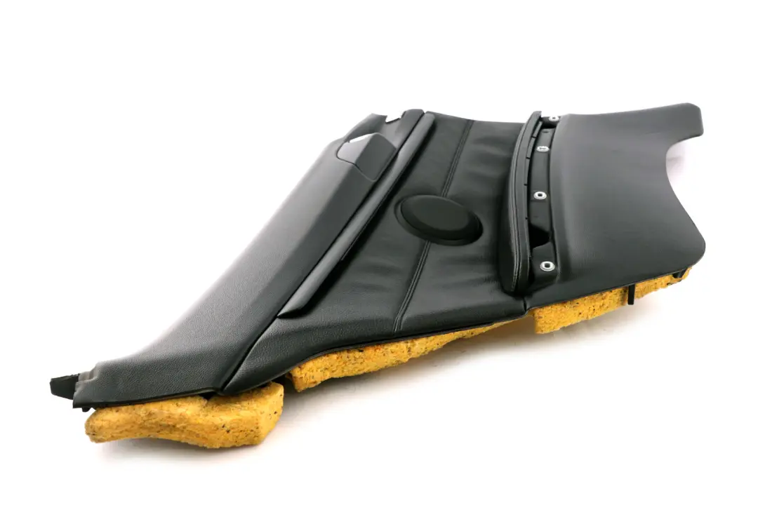 Left N/S Lateral Trim Panel Lining Black Leather to BMW 3 Series E92 1 Rear with Part number 7218807 BMW 3 Series E92 1 Rear Left N/S Lateral Trim Panel Lining Black Leather - SKU 7218807-1 - Part number 7218807