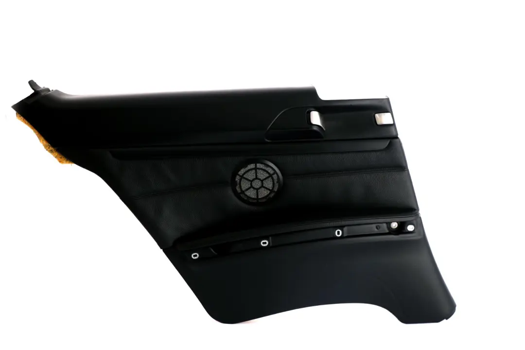 Left N/S Lateral Trim Panel Lining Black Leather to BMW 3 Series E92 Rear with Part number 7218807 BMW 3 Series E92 Rear Left N/S Lateral Trim Panel Lining Black Leather - SKU 7218807 - Part number 7218807