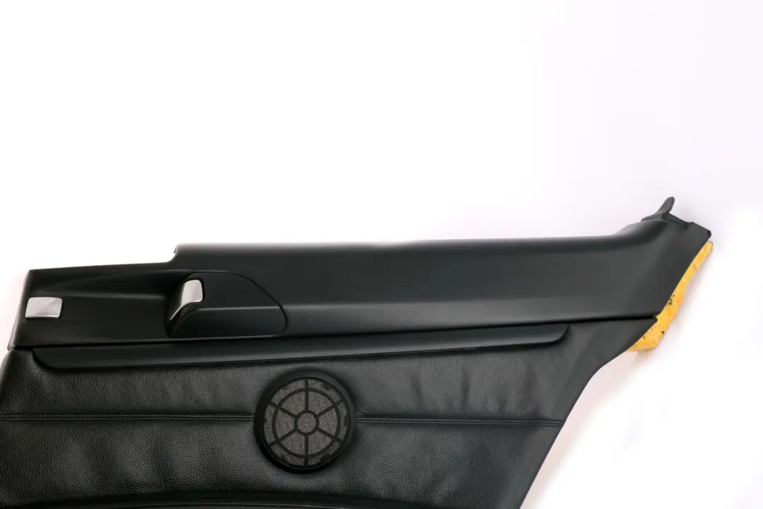 Right O/S Lateral Trim Panel Lining Black Leather to BMW 3 Series E92 Rear with Part number 7218808 BMW 3 Series E92 Rear Right O/S Lateral Trim Panel Lining Black Leather - SKU 7218808 - Part number 7218808