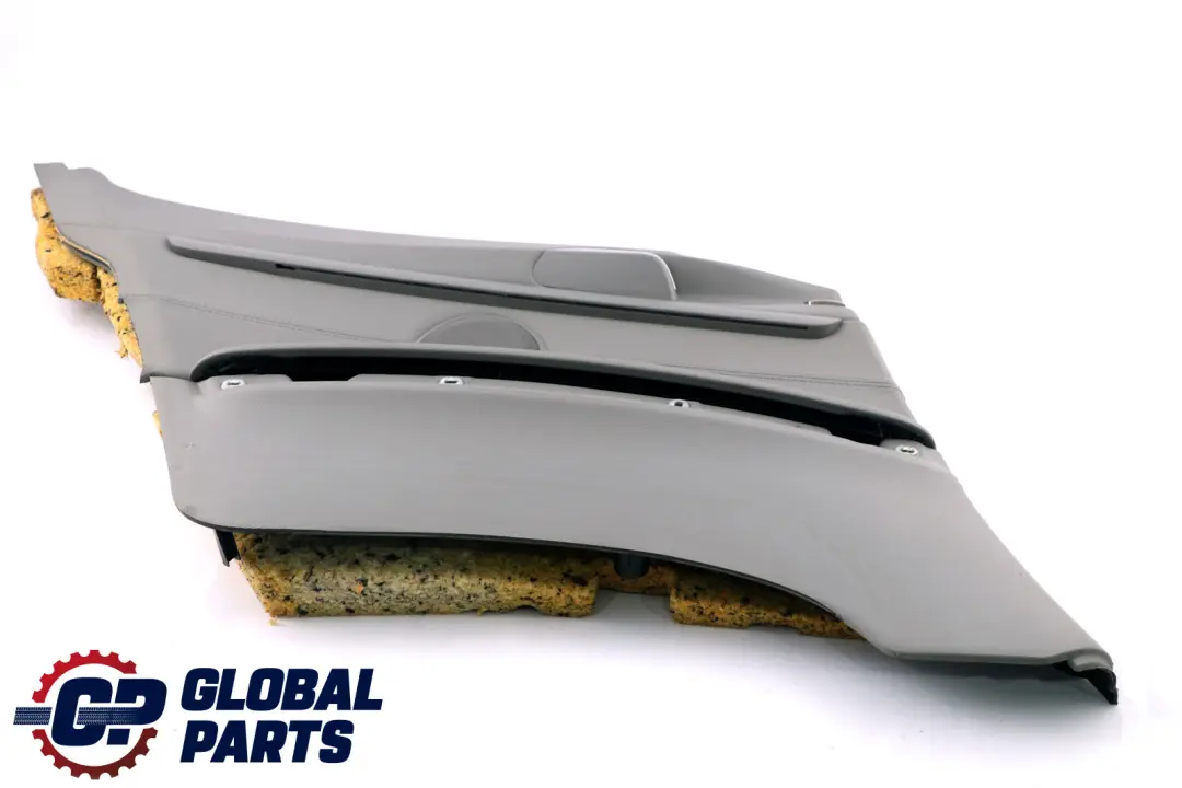 Left N/S Lateral Trim Panel Lining Grey Leather to BMW 3 Series E92 Coupe Rear with Part number 7218809 BMW 3 Series E92 Coupe Rear Left N/S Lateral Trim Panel Lining Grey Leather - SKU 7218809 - Part number 7218809