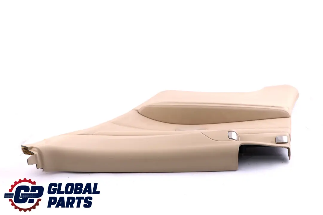 Right O/S Lateral Trim Panel Lining Beige Leather to BMW 3 Series E92 Coupe Rear with Part number 7218812 BMW 3 Series E92 Coupe Rear Right O/S Lateral Trim Panel Lining Beige Leather - SKU 7218812 - Part number 7218812