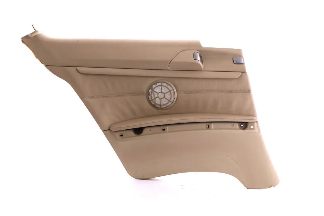 Left N/S Lateral Trim Panel Lining Cream Beige Leather to BMW 3 Series E92 Rear with Part number 7218823 BMW 3 Series E92 Rear Left N/S Lateral Trim Panel Lining Cream Beige Leather - SKU 7218823 - Part number 7218823
