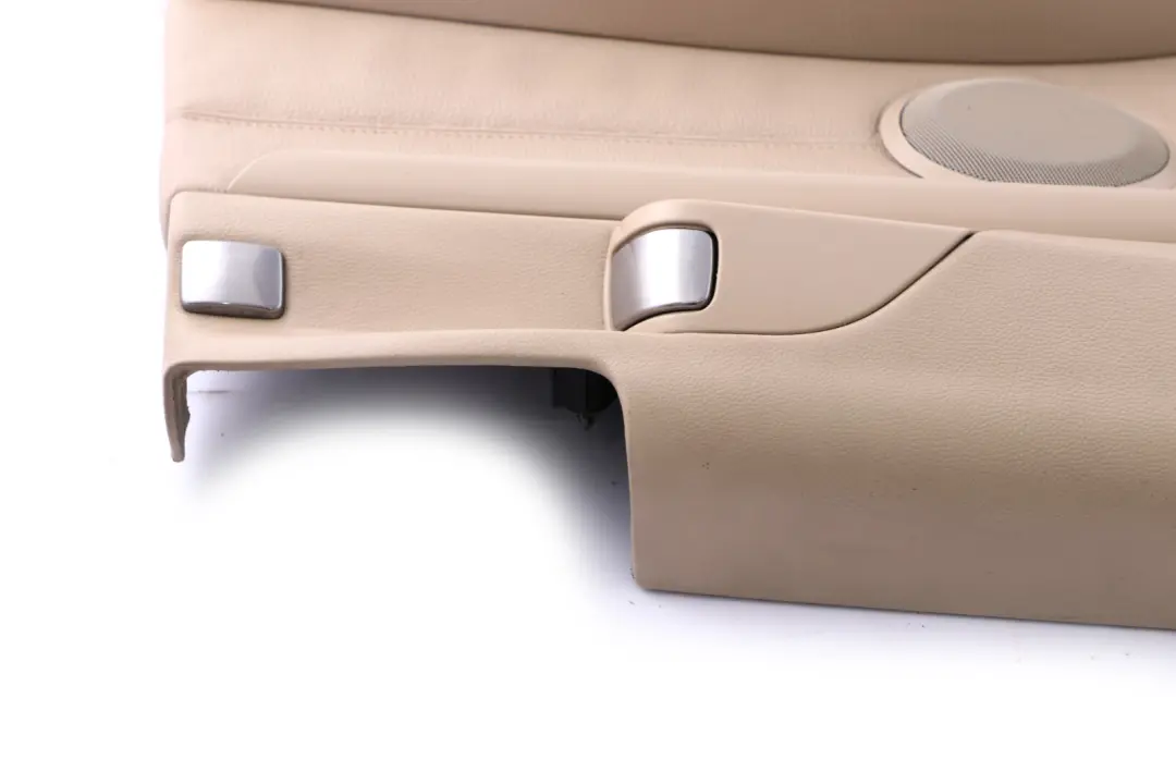 Left N/S Lateral Trim Panel Lining Cream Beige Leather to BMW 3 Series E92 Rear with Part number 7218823 BMW 3 Series E92 Rear Left N/S Lateral Trim Panel Lining Cream Beige Leather - SKU 7218823 - Part number 7218823