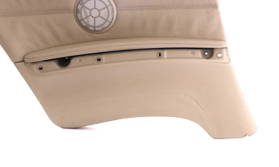 Left N/S Lateral Trim Panel Lining Cream Beige Leather to BMW 3 Series E92 Rear with Part number 7218823 BMW 3 Series E92 Rear Left N/S Lateral Trim Panel Lining Cream Beige Leather - SKU 7218823 - Part number 7218823