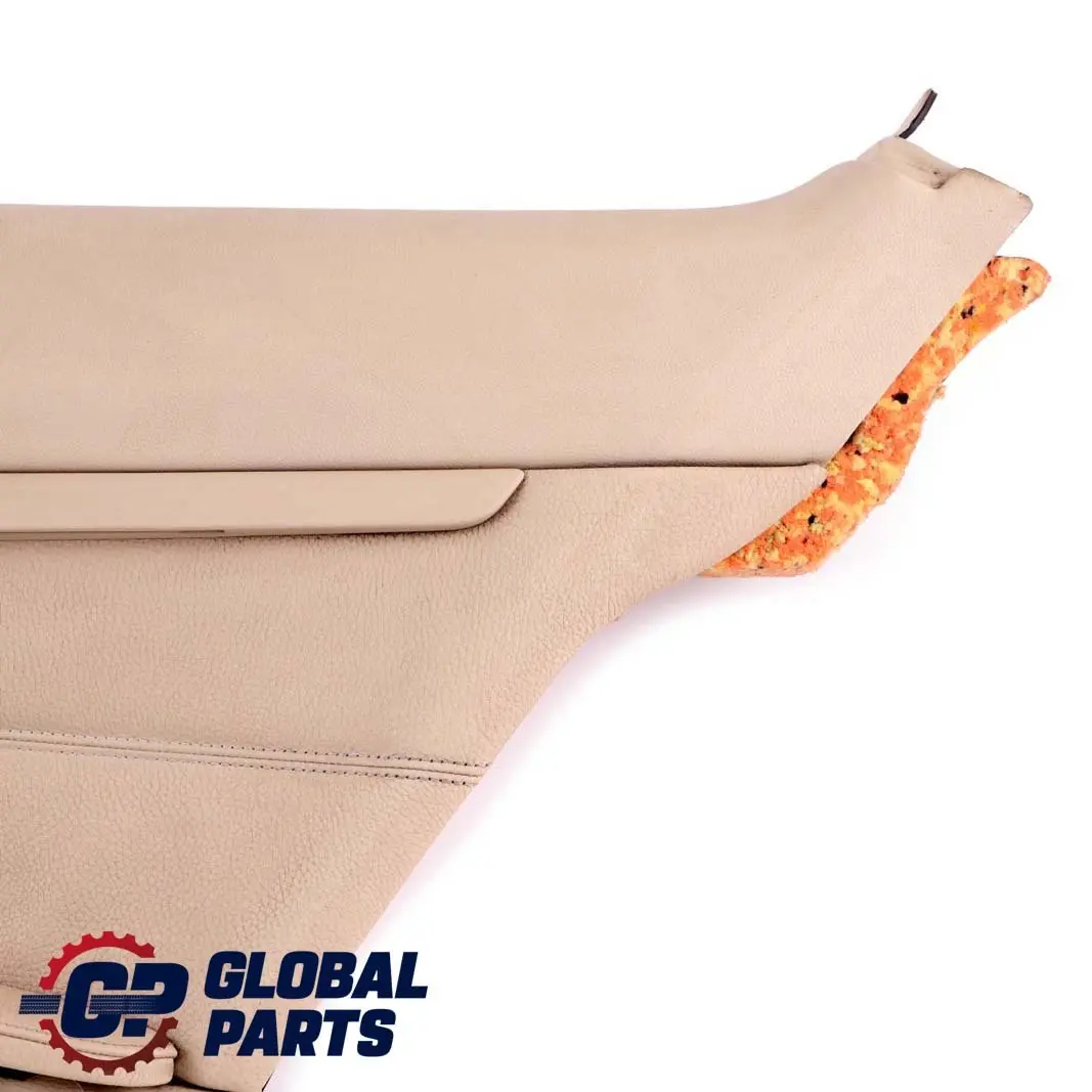 Right O/S Lateral Trim Panel Lining Cream Beige Leather to BMW 3 Series E92 Rear with Part number 7218824 BMW 3 Series E92 Rear Right O/S Lateral Trim Panel Lining Cream Beige Leather - SKU 7218824 - Part number 7218824