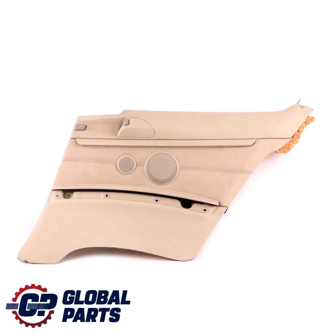 Right O/S Lateral Trim Panel Lining Cream Beige Leather to BMW 3 Series E92 Rear with Part number 7218824 BMW 3 Series E92 Rear Right O/S Lateral Trim Panel Lining Cream Beige Leather - SKU 7218824 - Part number 7218824
