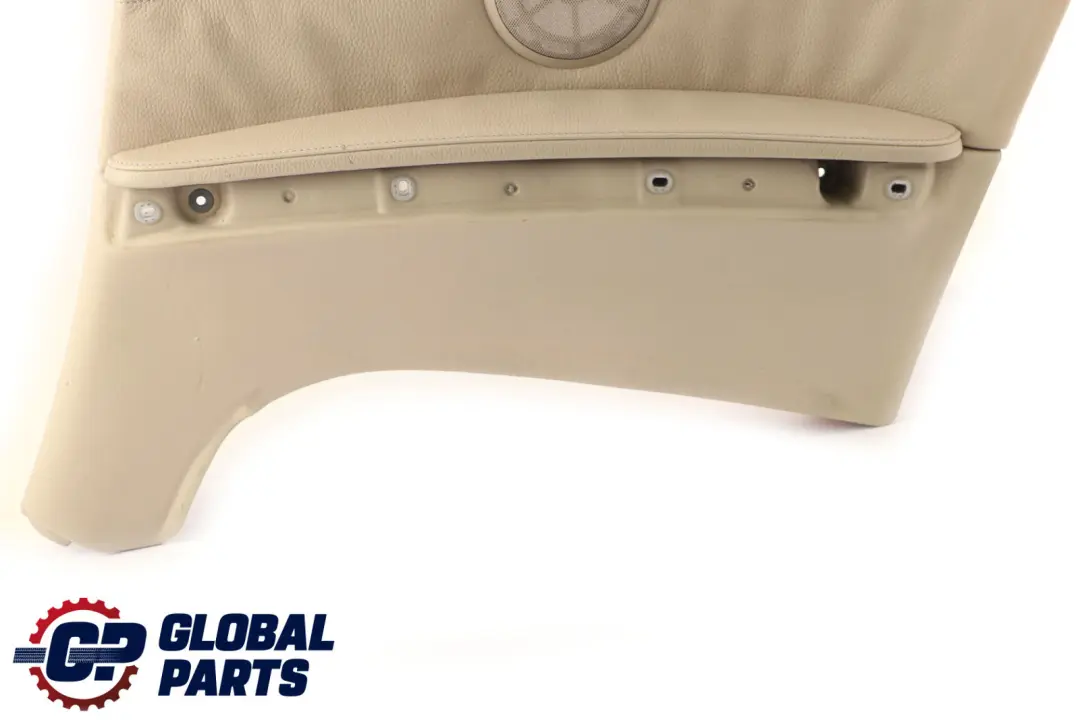 Right O/S Lateral Trim Panel Lining Leather Cream Beige to BMW 3 E93 Cabrio Rear with Part number 7218920 BMW 3 E93 Cabrio Rear Right O/S Lateral Trim Panel Lining Leather Cream Beige - SKU 7218920 - Part number 7218920