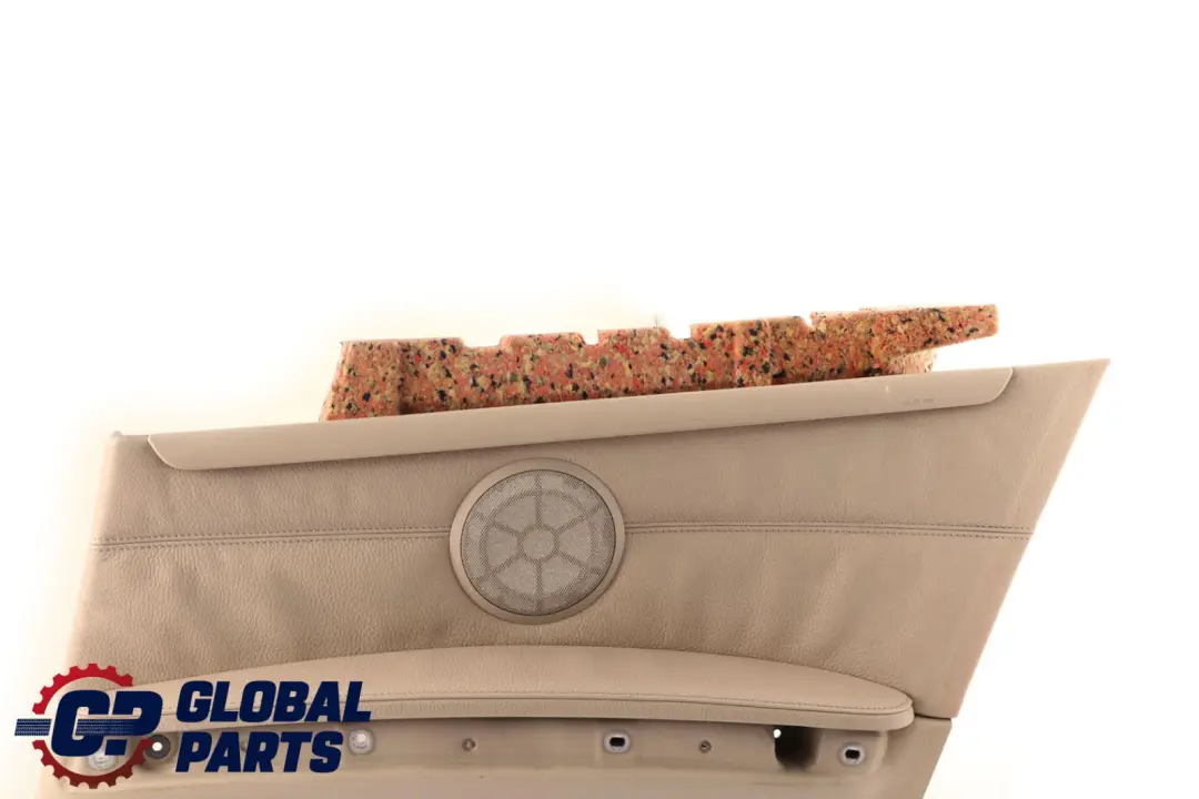 Right O/S Lateral Trim Panel Lining Leather Cream Beige to BMW 3 E93 Cabrio Rear with Part number 7218920 BMW 3 E93 Cabrio Rear Right O/S Lateral Trim Panel Lining Leather Cream Beige - SKU 7218920 - Part number 7218920