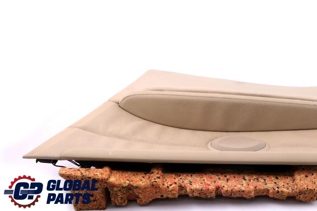 Right O/S Lateral Trim Panel Lining Leather Cream Beige to BMW 3 E93 Cabrio Rear with Part number 7218920 BMW 3 E93 Cabrio Rear Right O/S Lateral Trim Panel Lining Leather Cream Beige - SKU 7218920 - Part number 7218920