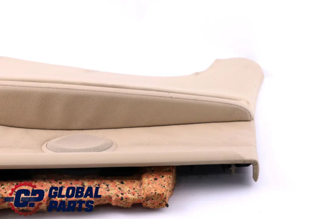 Right O/S Lateral Trim Panel Lining Leather Cream Beige to BMW 3 E93 Cabrio Rear with Part number 7218920 BMW 3 E93 Cabrio Rear Right O/S Lateral Trim Panel Lining Leather Cream Beige - SKU 7218920 - Part number 7218920